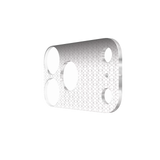 UAG รุ่น Camera Shield – กระจกเลนส์กล้อง iPhone 17 Pro Max / 18 Pro Max – สี Clear/Silver Hex