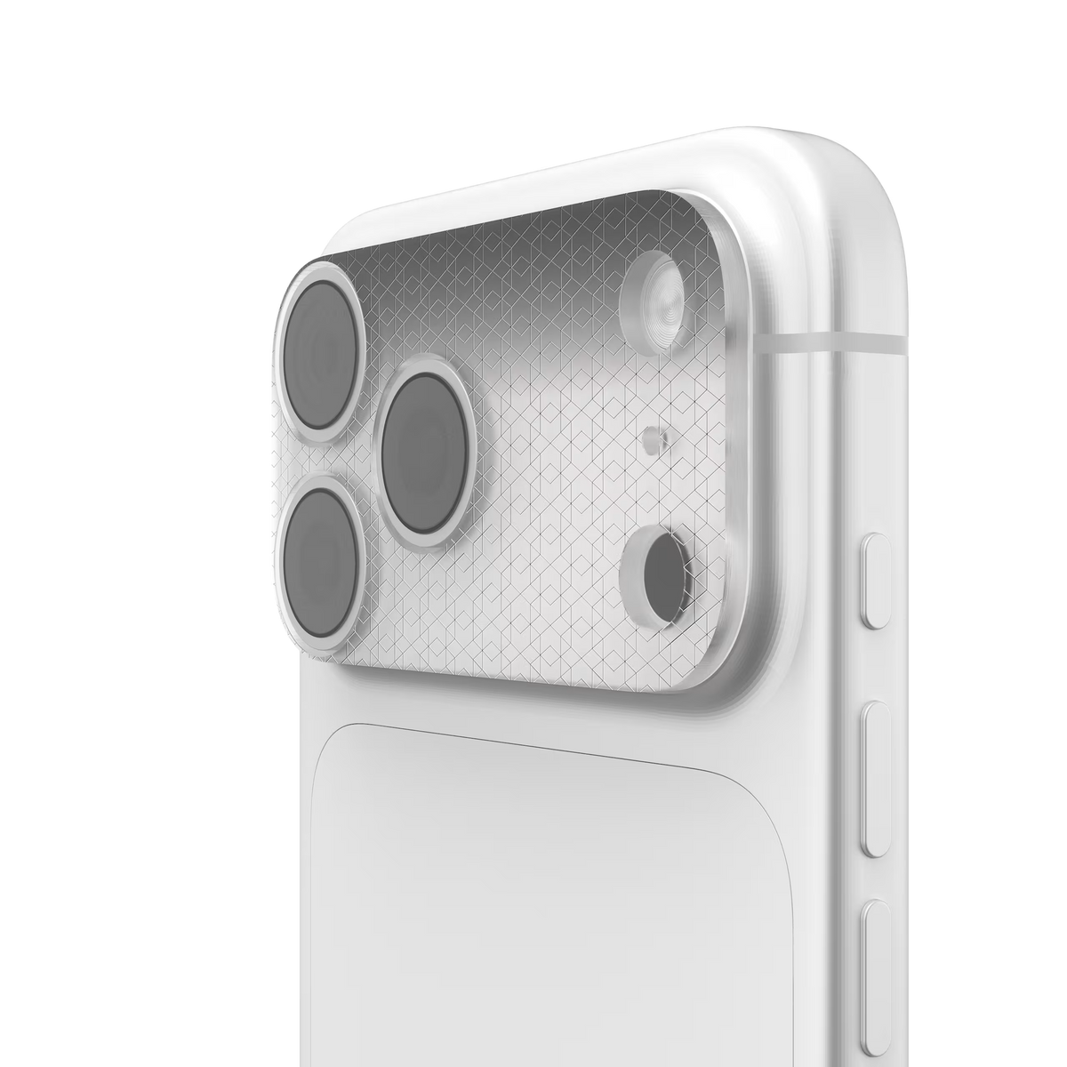UAG รุ่น Camera Shield – กระจกเลนส์กล้อง iPhone 17 Pro Max / 18 Pro Max – สี Clear/Silver Hex