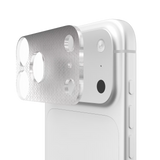 UAG รุ่น Camera Shield – กระจกเลนส์กล้อง iPhone 17 Pro Max / 18 Pro Max – สี Clear/Silver Hex