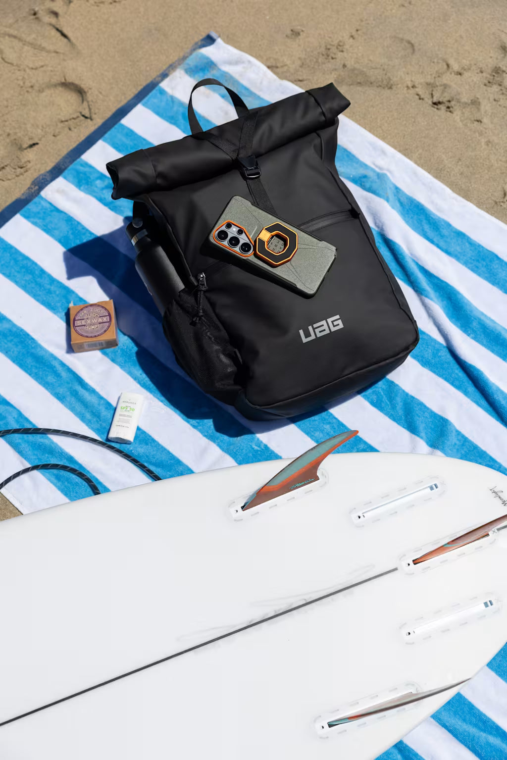 UAG รุ่น DRYOUT® Rolltop Backpack 18L – กระเป๋าเป้ – สี Black