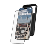 ฟิล์มกระจก UAG รุ่น Glass Screen Shield Plus - iPhone 15 Pro Max - สี Clear/Black