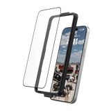 ฟิล์มกระจก UAG รุ่น Glass Screen Shield Plus - iPhone 15 Pro Max - สี Clear/Black