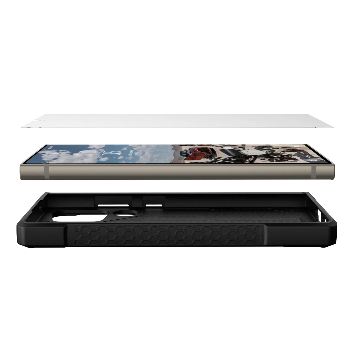 ฟิล์มกันรอย UAG รุ่น Flex Shield Plus - Galaxy S24 Ultra (ฟิล์ม 2 แผ่น)