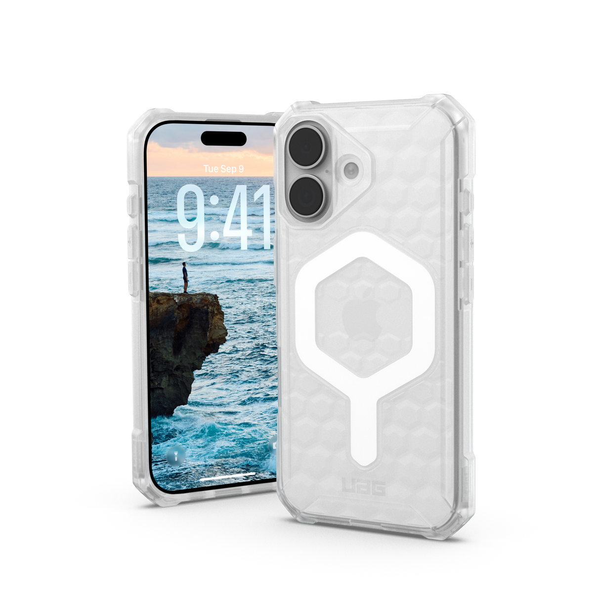 UAG รุ่น Essential Armor (MagSafe) - เคส iPhone 17 - สี Frosted Ice