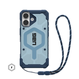 UAG รุ่น Pathfinder Clear (Magsafe) - เคส iPhone 17 - สี Blues/Lanyard