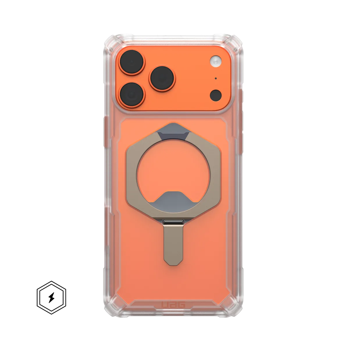 UAG รุ่น Plasma XTE (Magsafe) - เคส iPhone 17 Pro Max - สี Clear/Titanium