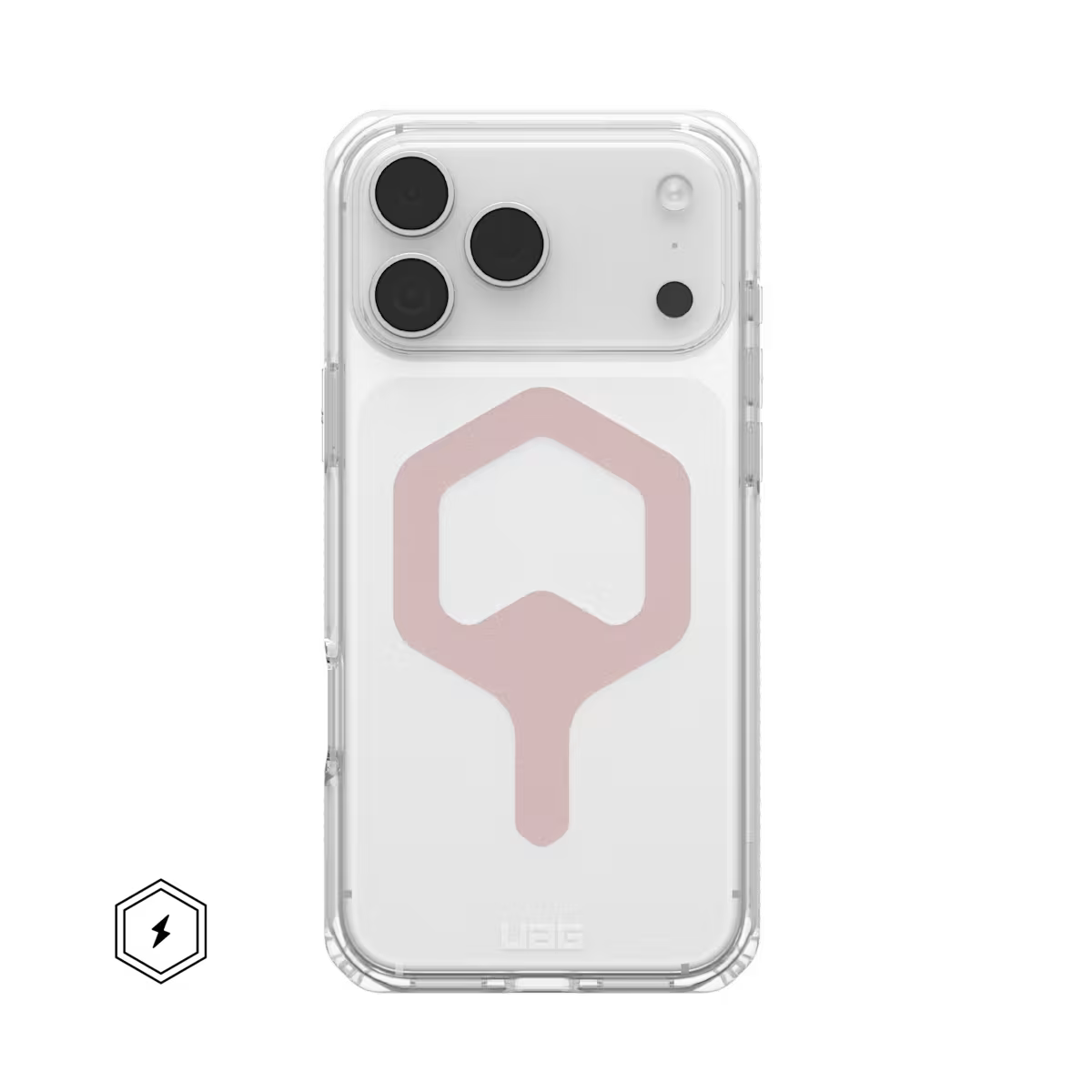 UAG รุ่น Plyo Pro - เคส iPhone 17 Pro Max - สี Ice/Rose Gold