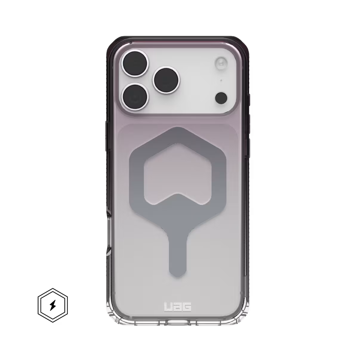 UAG รุ่น Plyo Pro - เคส iPhone 17 Pro Max - สี Black/Clear Ombre