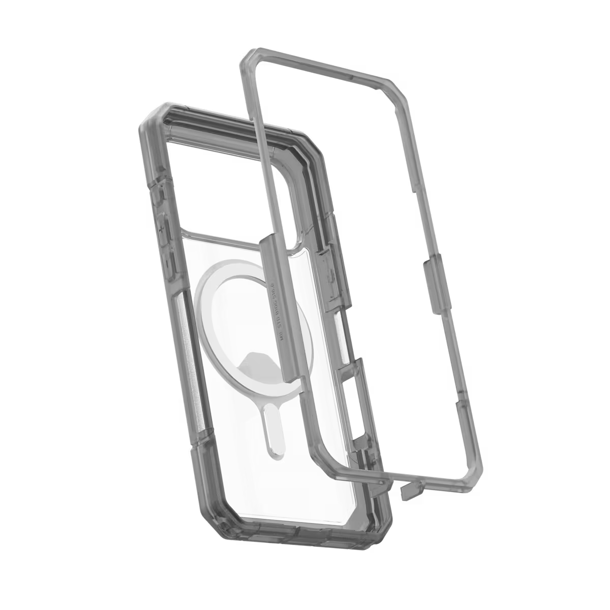 UAG รุ่น Trooper (Magsafe) - เคส iPhone 17 Pro Max - สี Clear/Ash
