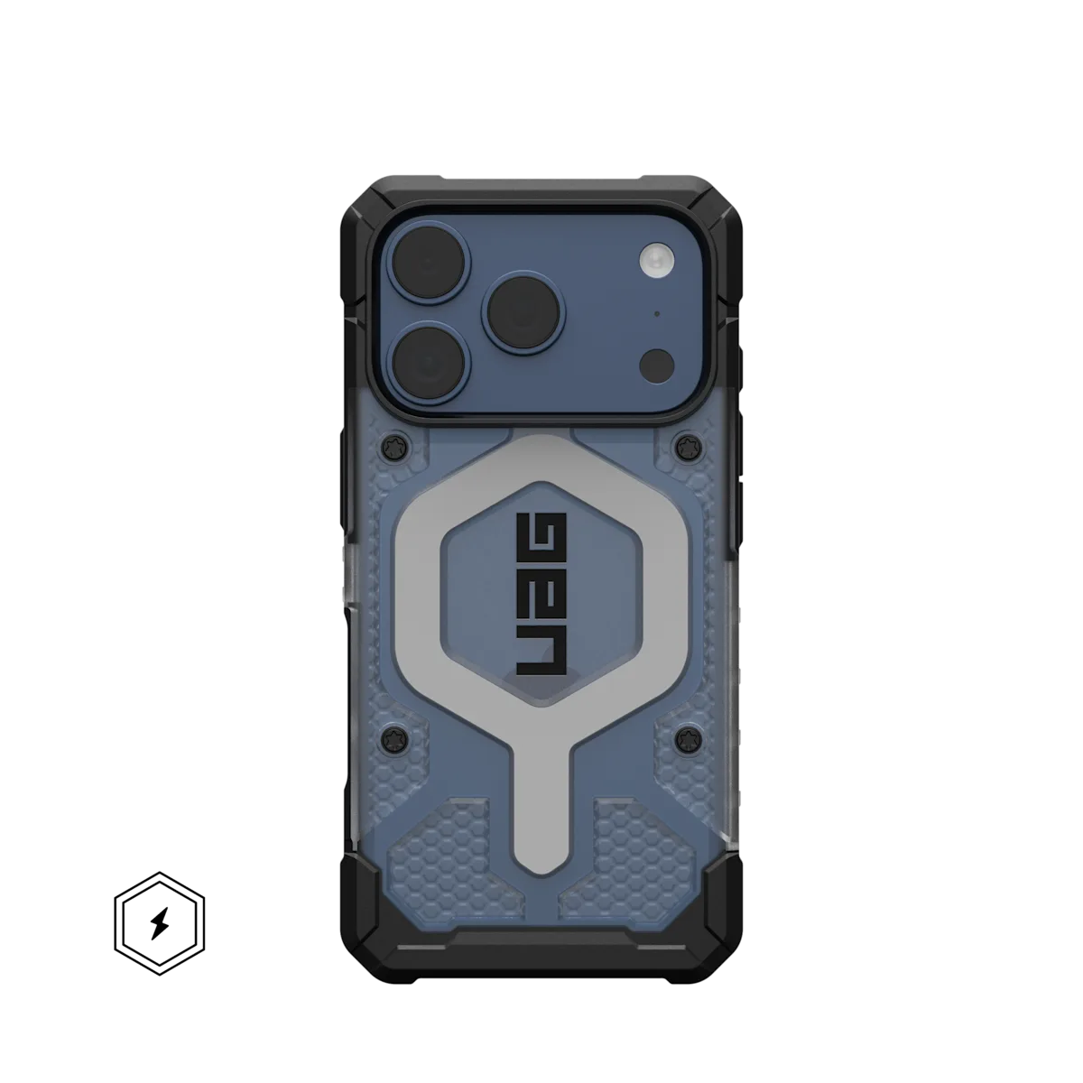 UAG รุ่น Pathfinder Clear (Magsafe) - เคส iPhone 17 Pro - สี Ice/Silver