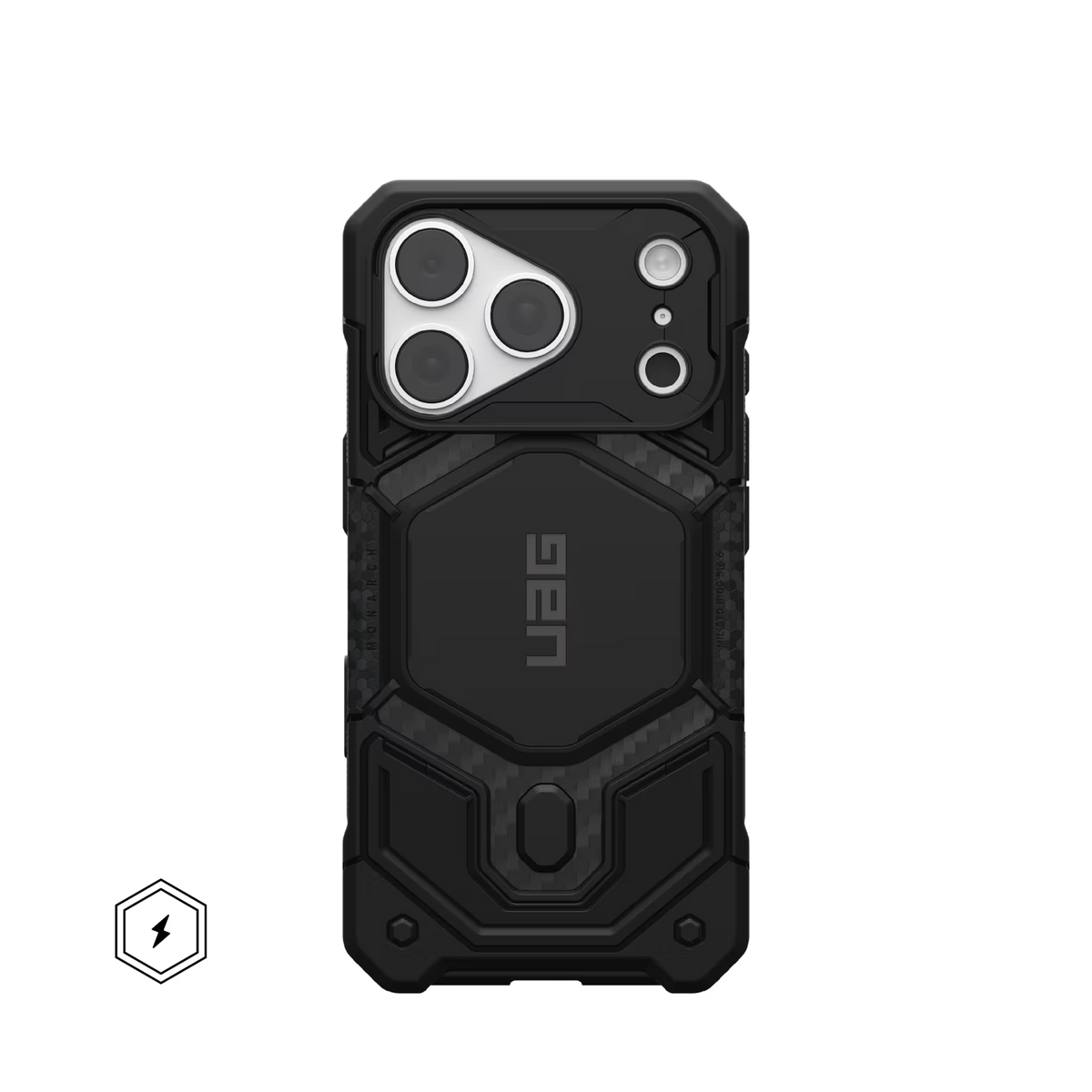 UAG รุ่น Monarch Pro (Cap) - เคส iPhone 17 Pro / 18 Pro - สี Carbon Fiber