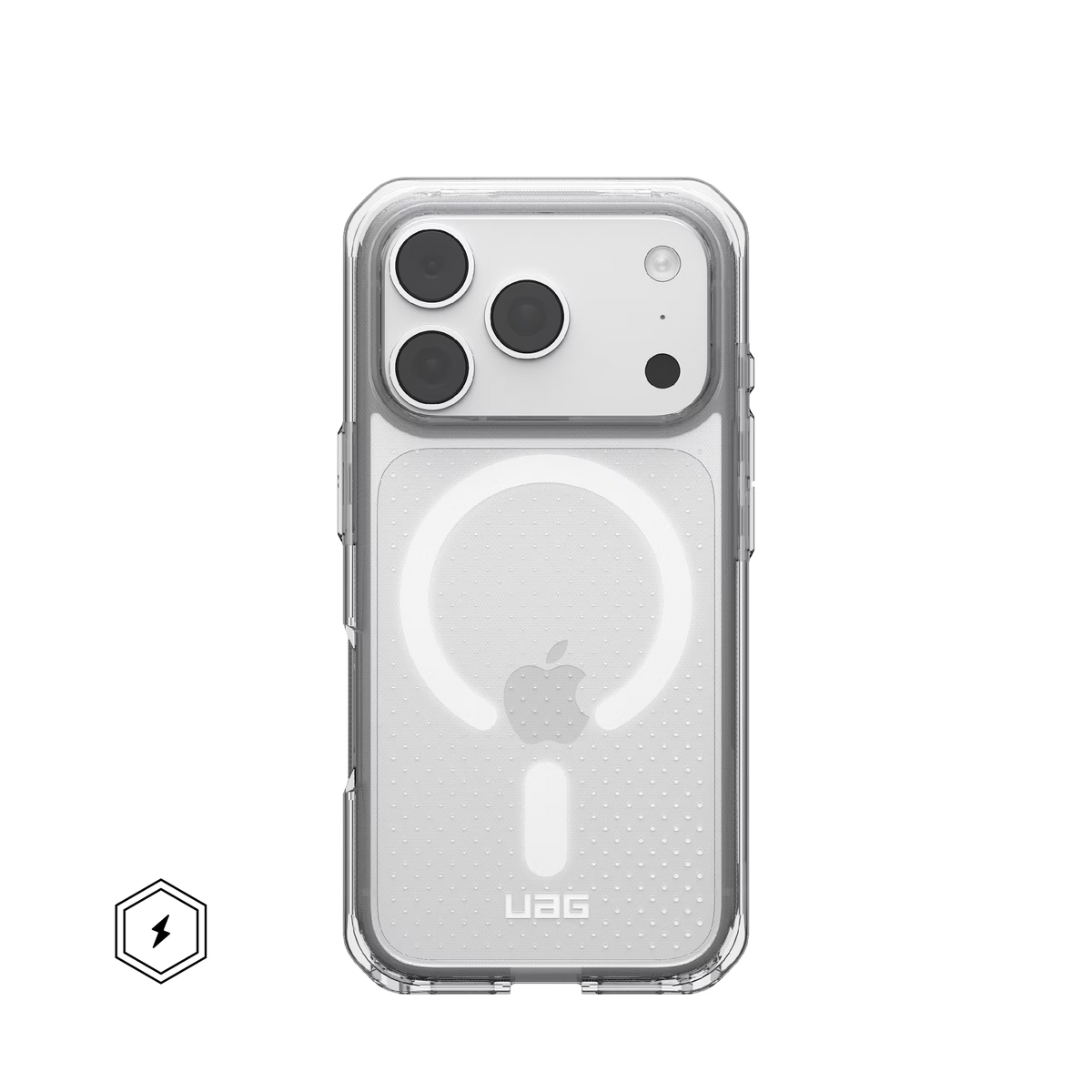 UAG รุ่น Dot (Magsafe) - เคส iPhone 17 Pro / 18 Pro - สี Ice/Smoke