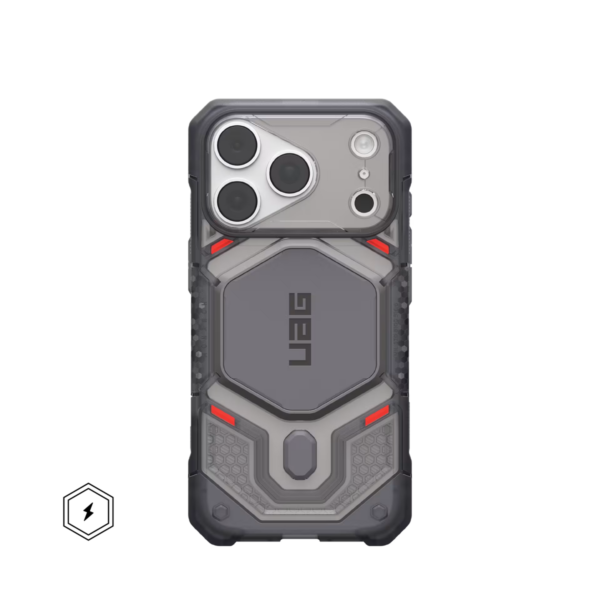 UAG รุ่น Monarch Pro (No Cap) - เคส iPhone 17 Pro / 18 Pro - สี VEIL/Ash