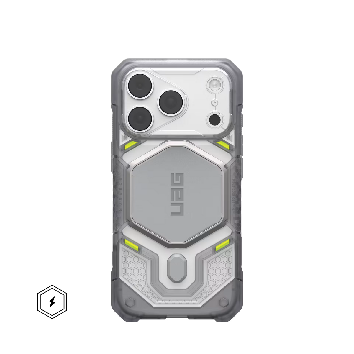 UAG รุ่น Monarch Pro (No Cap) - เคส iPhone 17 Pro / 18 Pro - สี VEIL/Ice