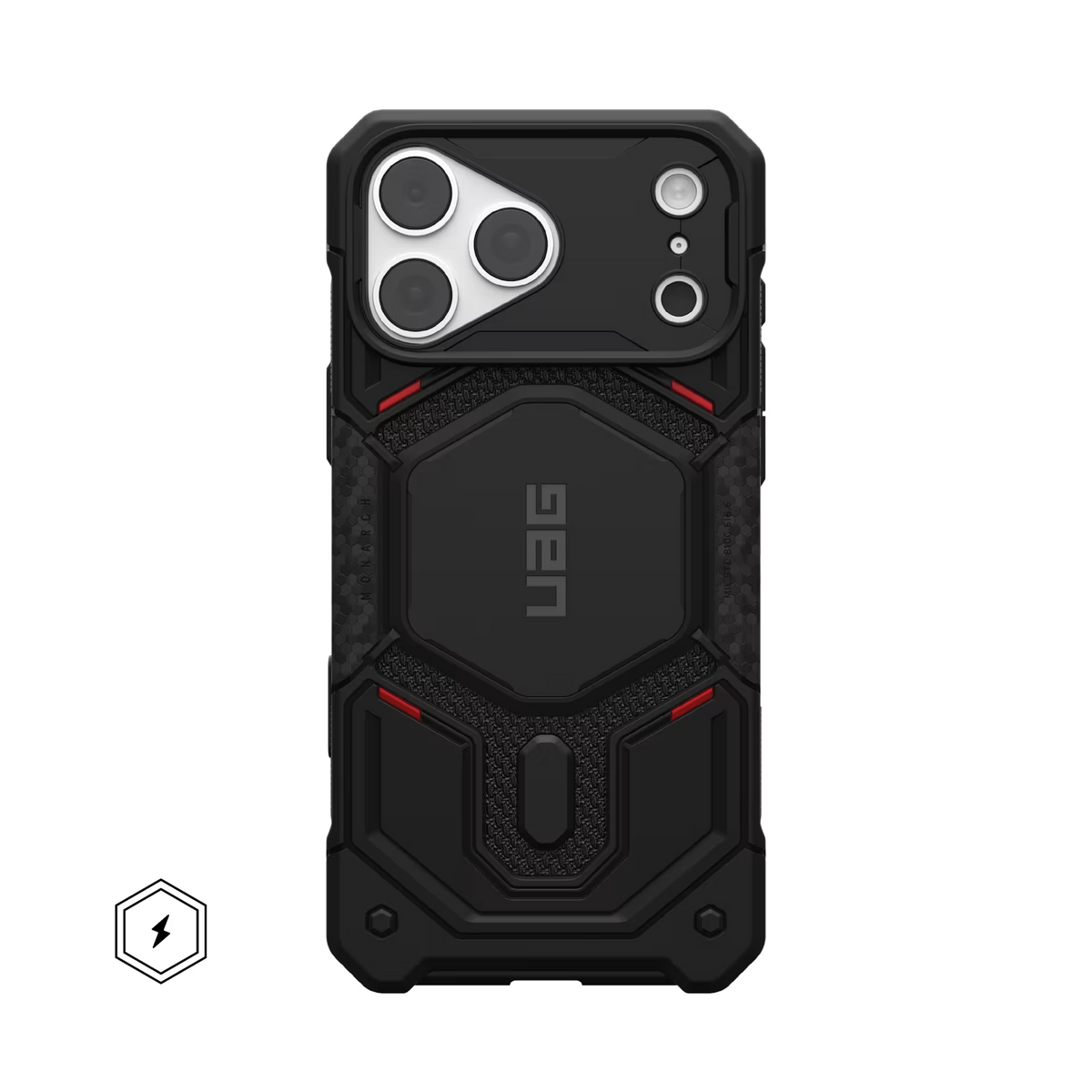 UAG รุ่น Monarch Pro (Cap) - เคส iPhone 17 Pro Max / 18 Pro Max - สี Kevlar Black