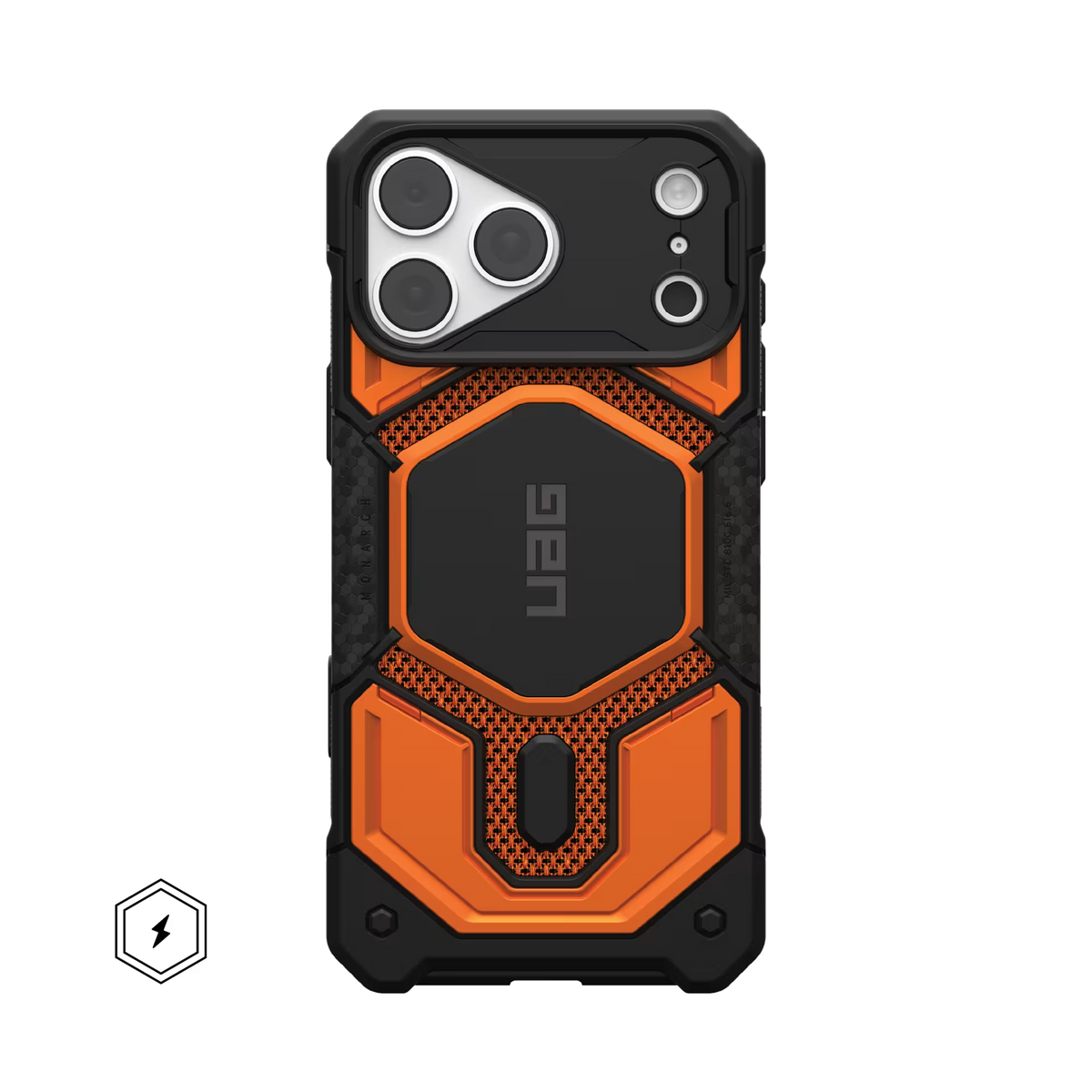 UAG รุ่น Monarch Pro (Cap) - เคส iPhone 17 Pro Max / 18 Pro Max - สี Kevlar Burnt Orange