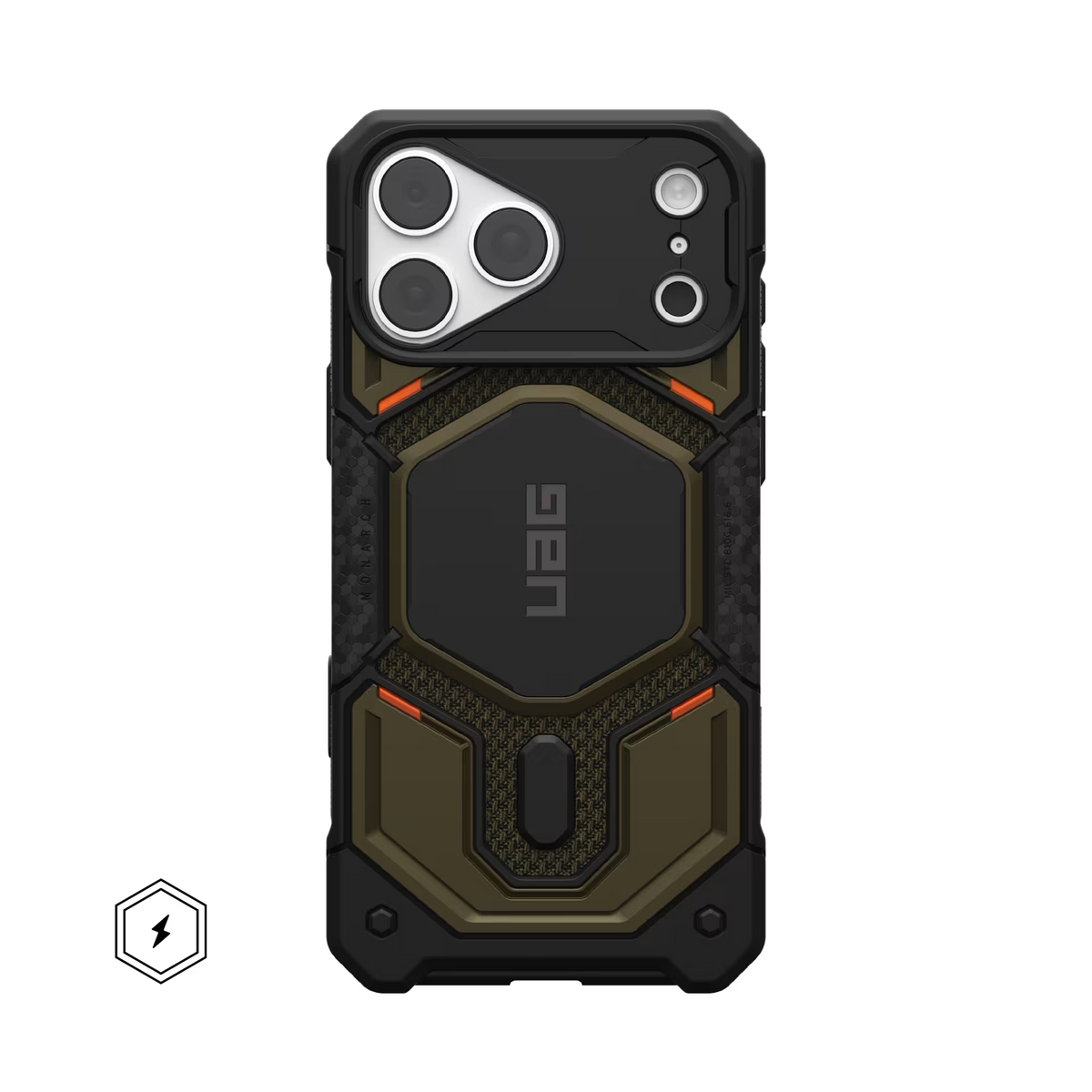 UAG รุ่น Monarch Pro (Cap) - เคส iPhone 17 Pro Max / 18 Pro Max - สี Kevlar Element Green