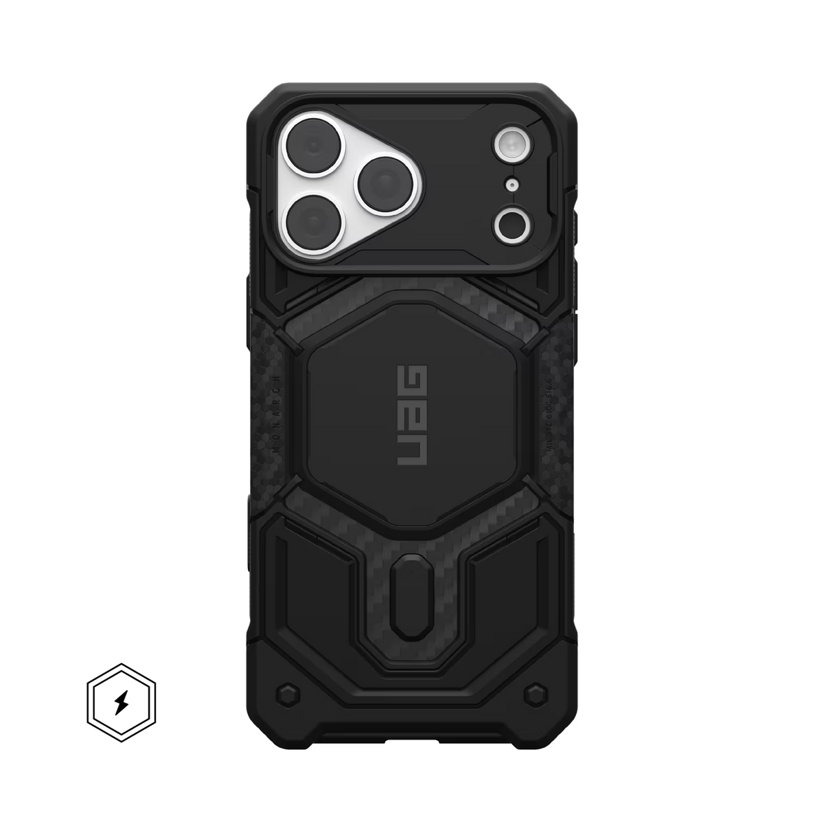 UAG รุ่น Monarch Pro (Cap) - เคส iPhone 17 Pro Max / 18 Pro Max - สี Carbon Fiber