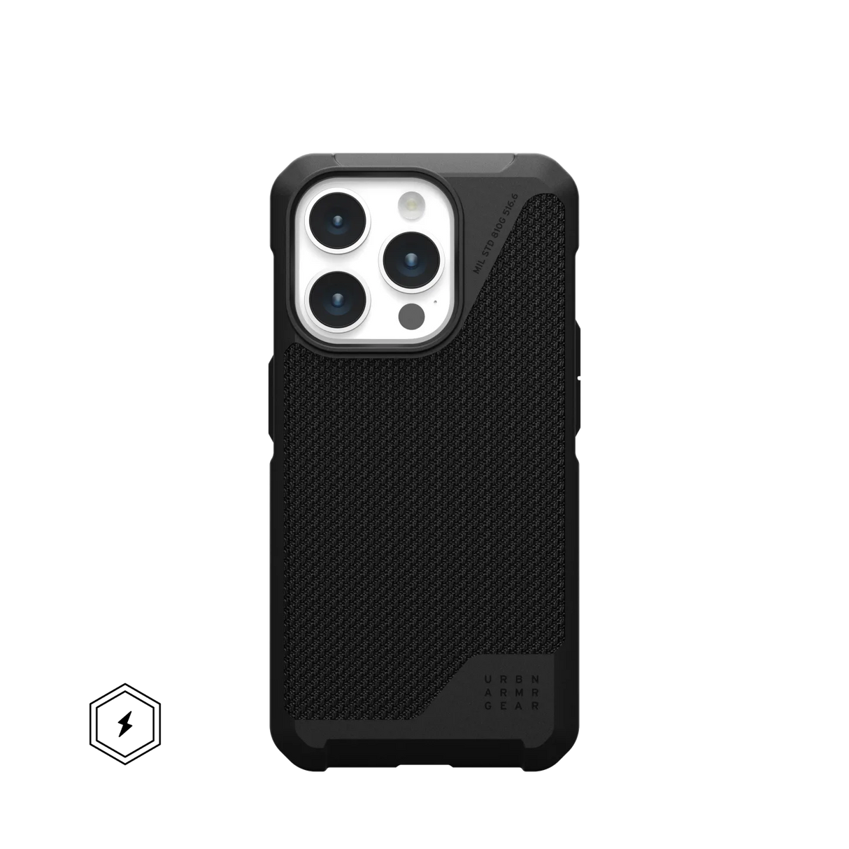เคส UAG รุ่น Metropolis LT MagSafe - iPhone 15 Pro - สี Kevlar Black