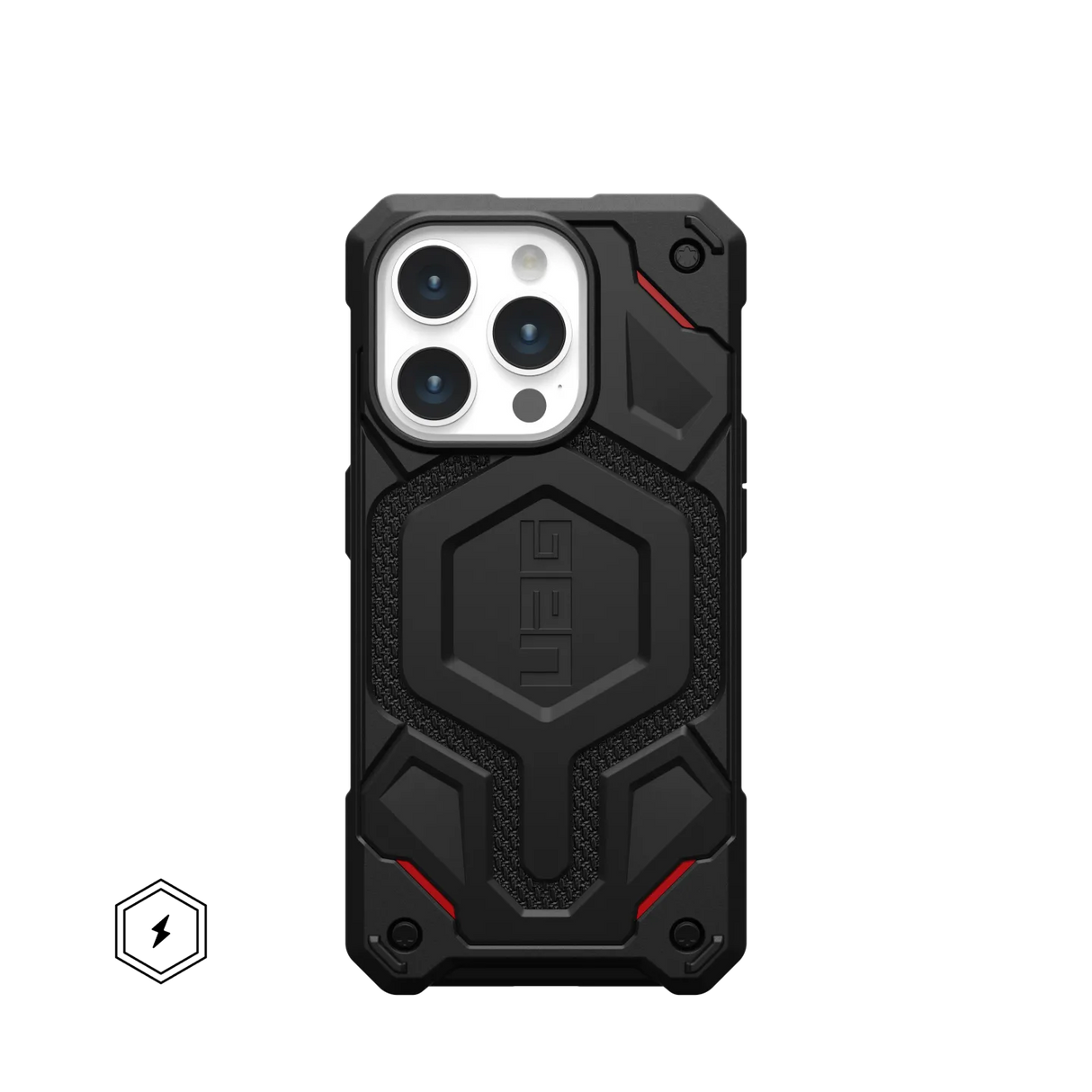 เคส UAG รุ่น Monarch Pro - iPhone 15 Pro - สี Kevlar Black