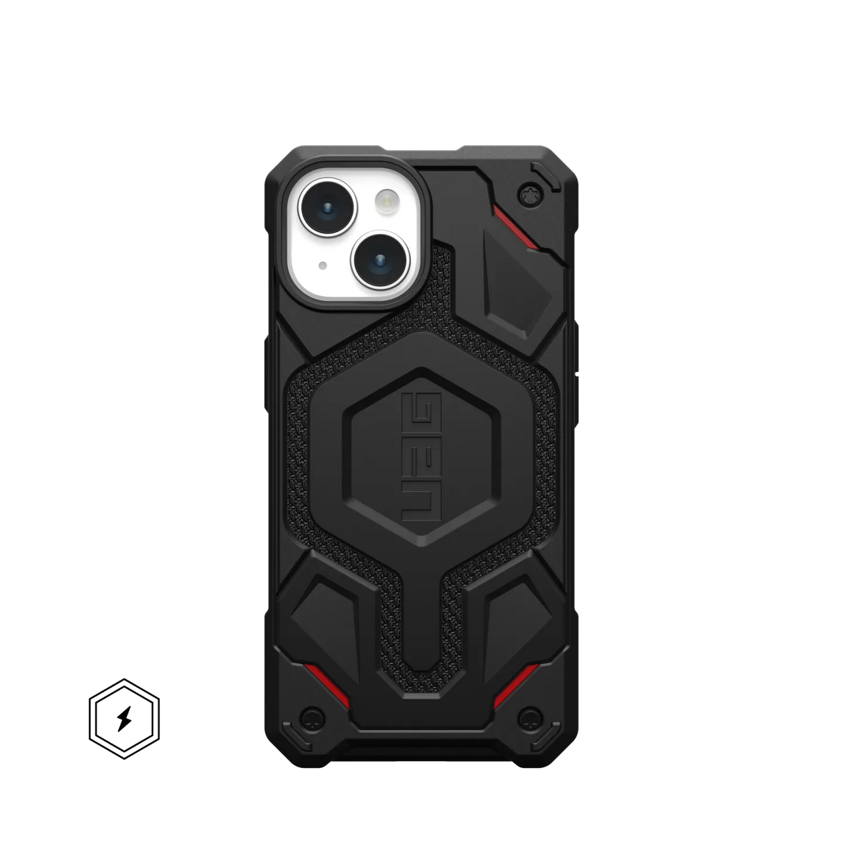 เคส UAG รุ่น Monarch Pro - iPhone 15 - สี Kevlar Black