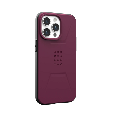 เคส UAG รุ่น Civilian MagSafe - iPhone 15 Pro Max - สี Bordeaux