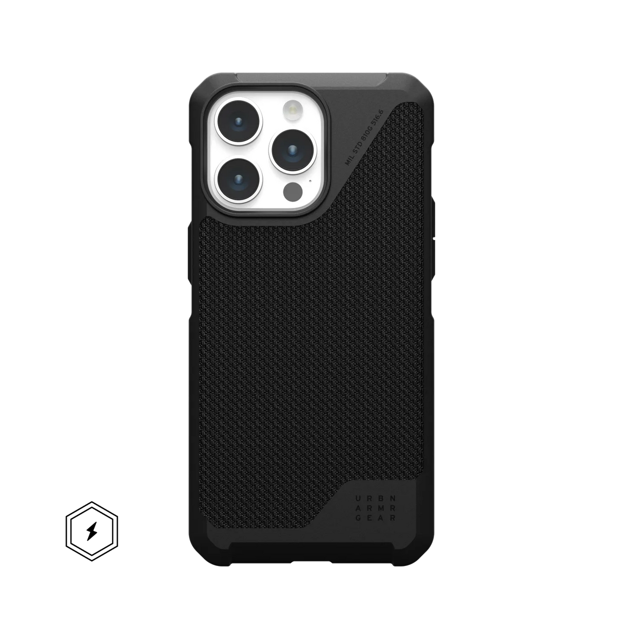 เคส UAG รุ่น Metropolis LT MagSafe - iPhone 15 Pro Max - สี Kevlar Black