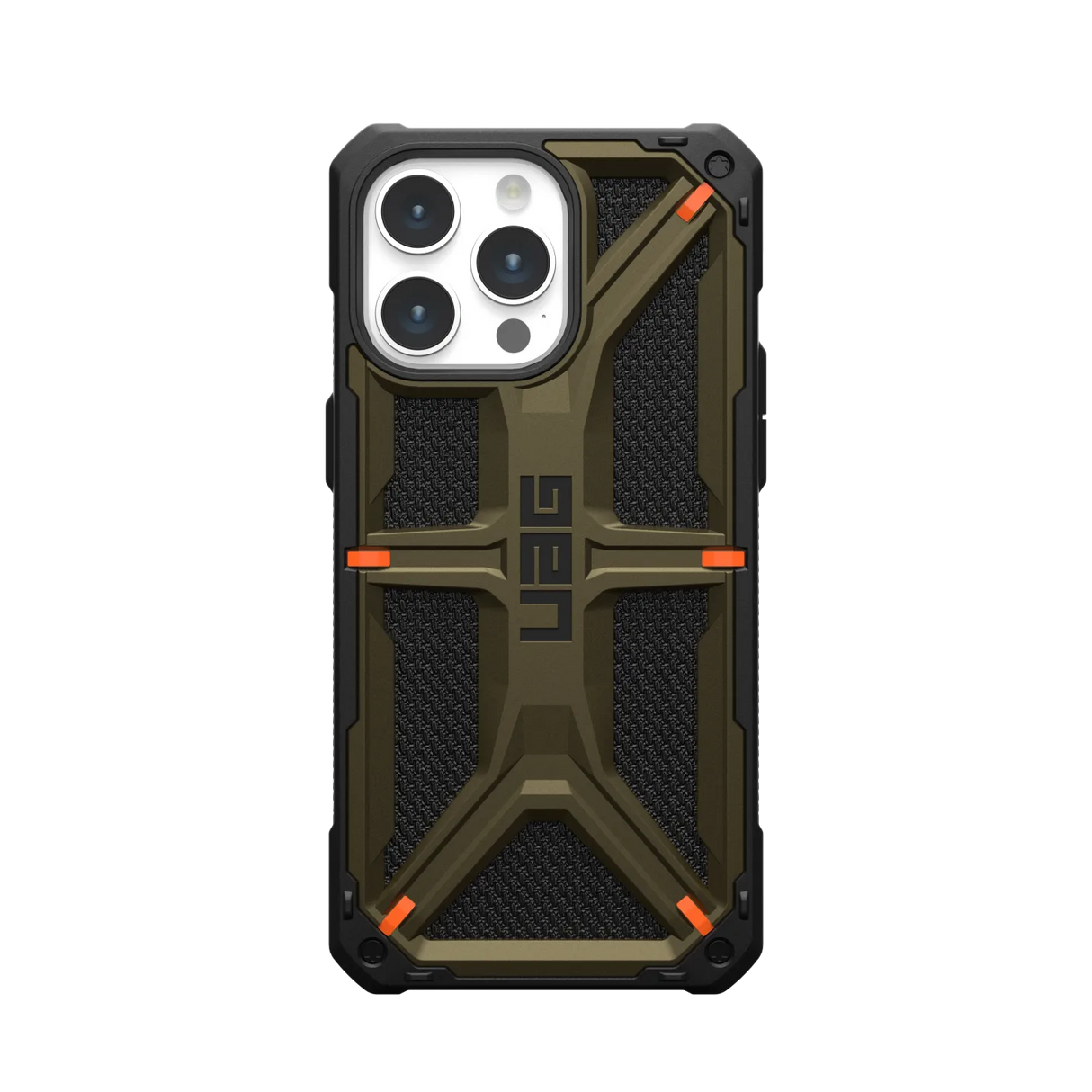 เคส UAG รุ่น Monarch - iPhone 15 Pro Max - สี Kevlar Element Green