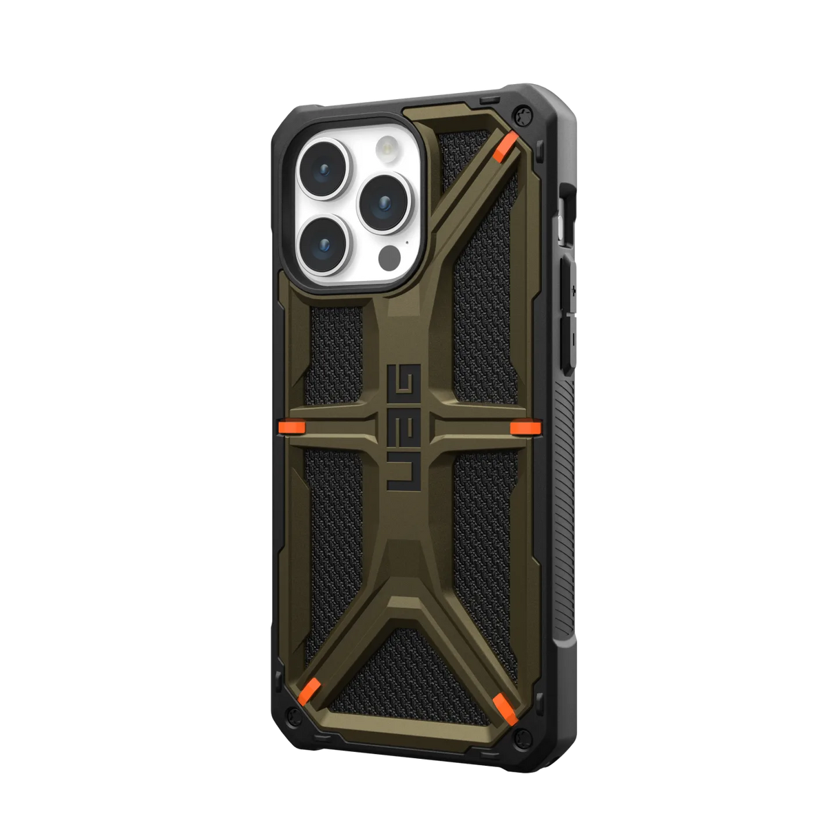 เคส UAG รุ่น Monarch - iPhone 15 Pro Max - สี Kevlar Element Green