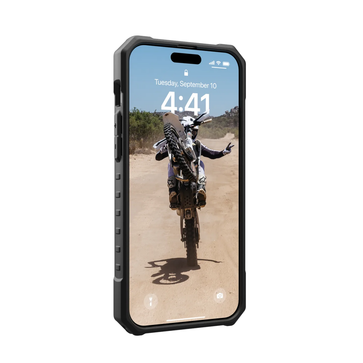เคส UAG รุ่น Pathfinder Clear MagSafe - iPhone 15 Pro Max - สี Ash