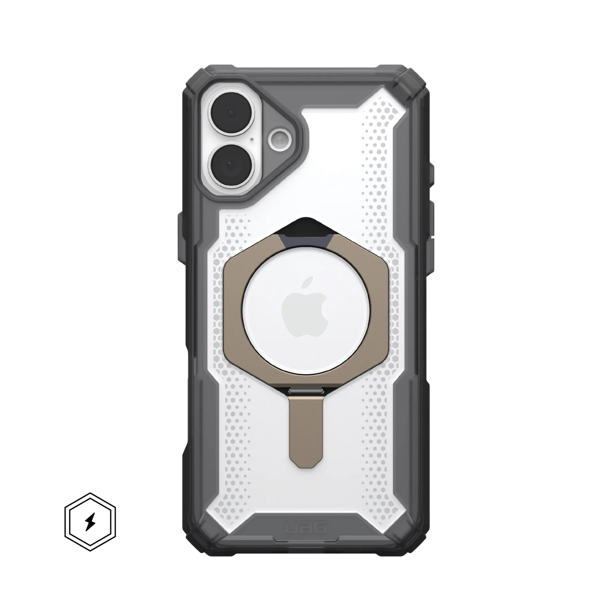 UAG รุ่น Plasma XTE Magsafe – เคส iPhone 16 Plus – สี Ash/Titanium