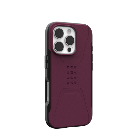 เคส UAG รุ่น Civilian Magsafe - iPhone 16 Pro - สี Bordeaux