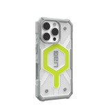 UAG รุ่น Pathfinder Clear Magsafe - เคส iPhone 16 Pro - สี Active Neon