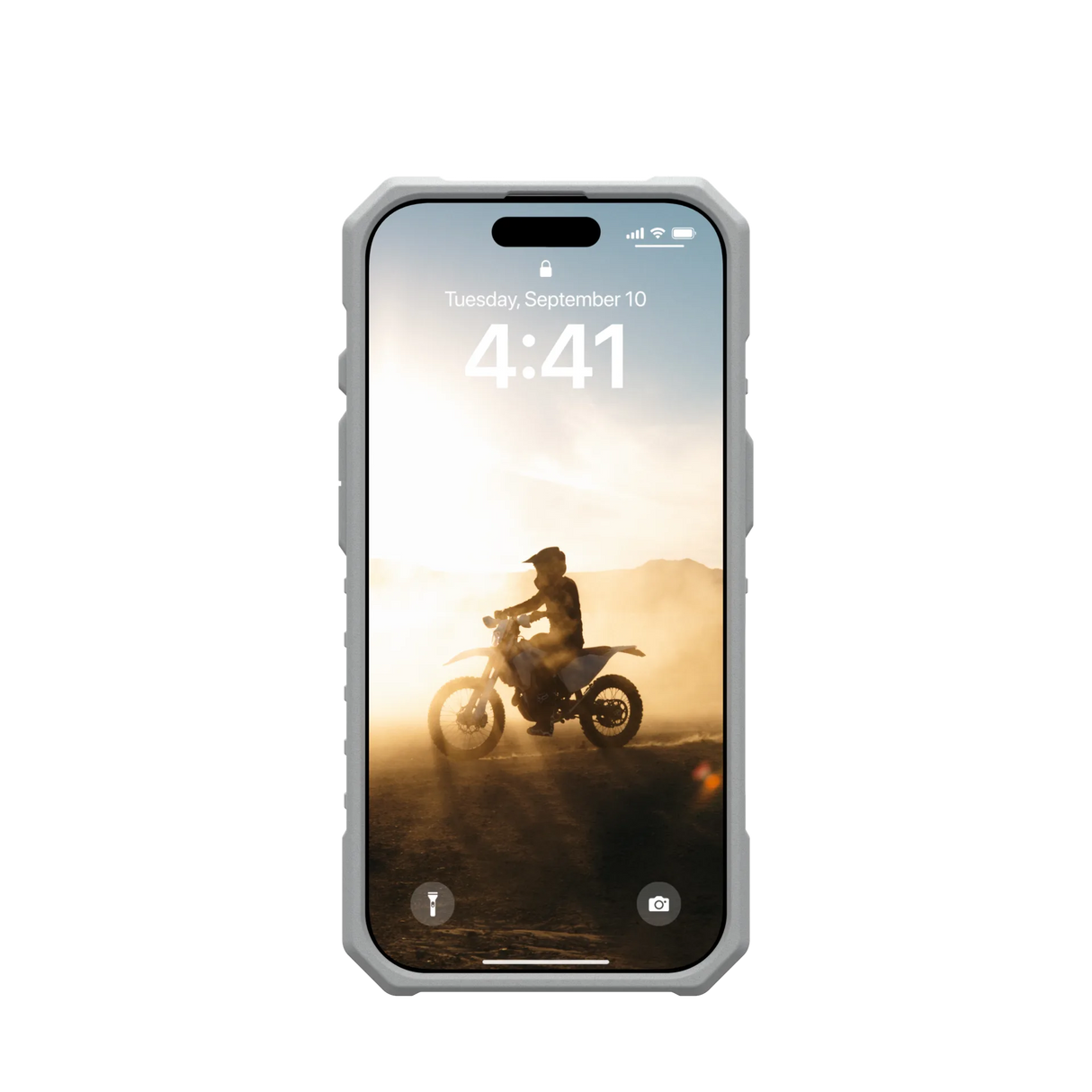 UAG รุ่น Pathfinder Clear Magsafe - เคส iPhone 16 Pro - สี Active Neon