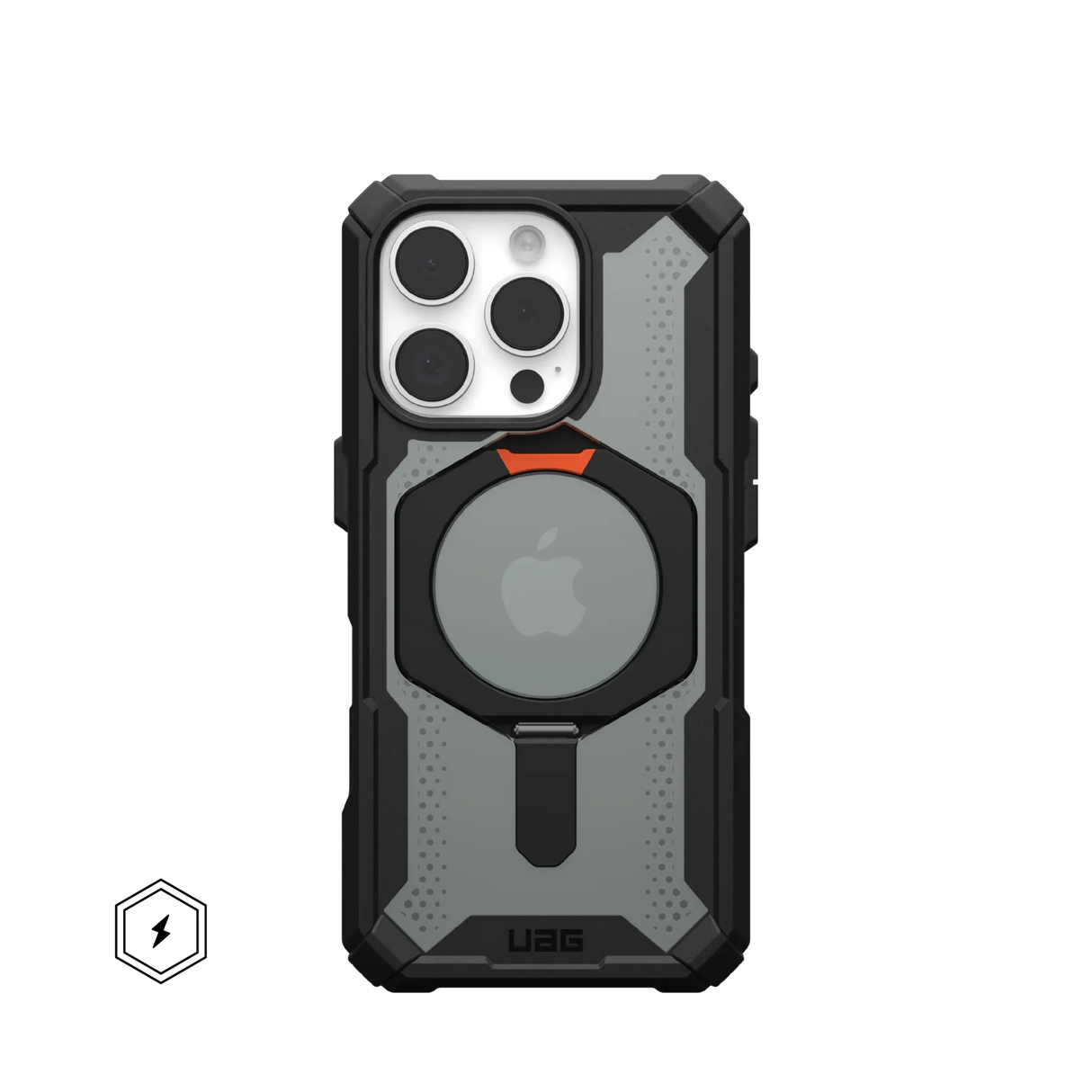 UAG รุ่น Plasma XTE Magsafe – เคส iPhone 16 Pro – สี Black/Orange