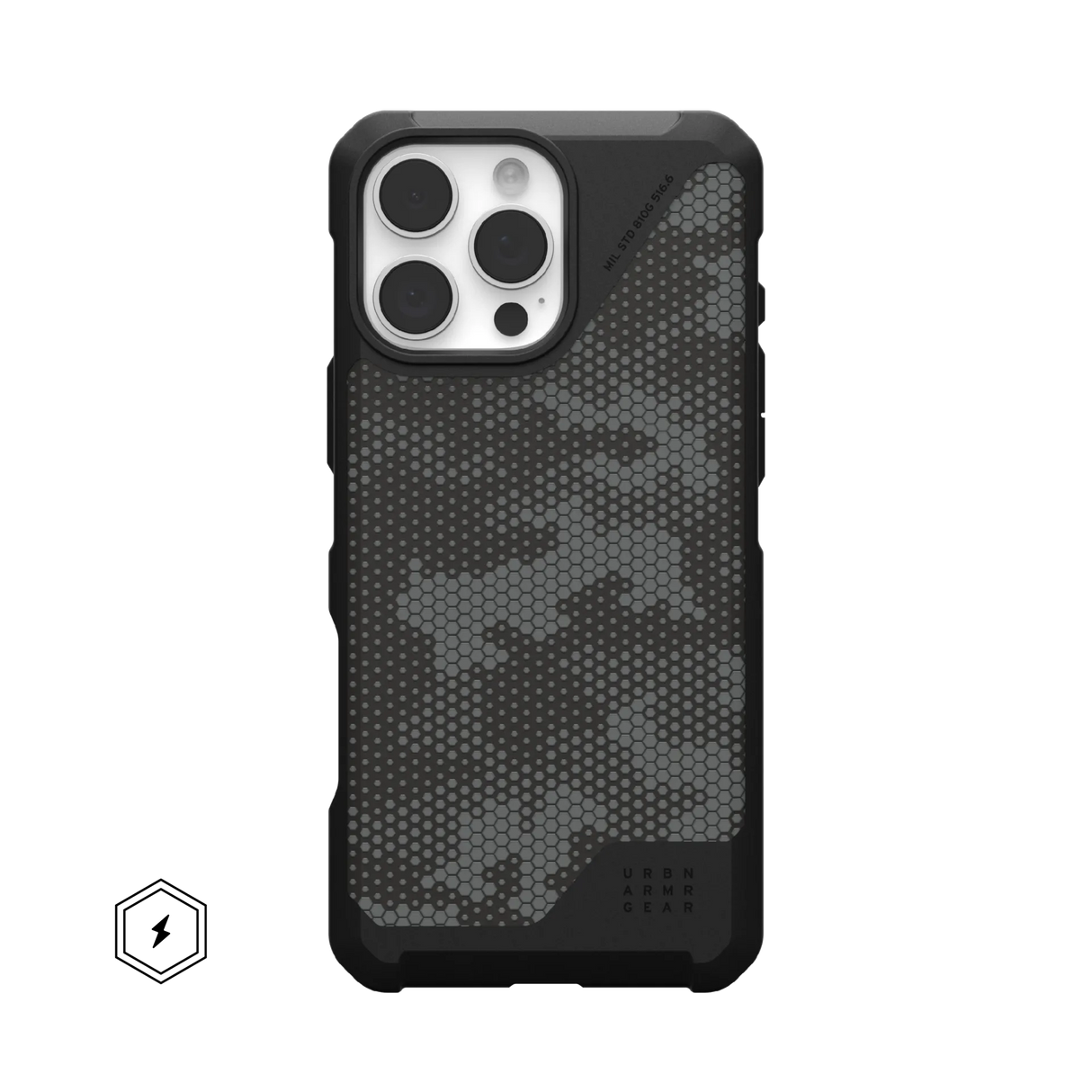เคส UAG รุ่น Metropolis LT Magsafe - iPhone 16 Pro Max - สี Micro Hex Camo Graphite
