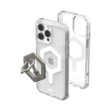 UAG รุ่น Plyo Magsafe Bundel – เคส iPhone 16 Pro Max – สี Ice White/Titanium Stand