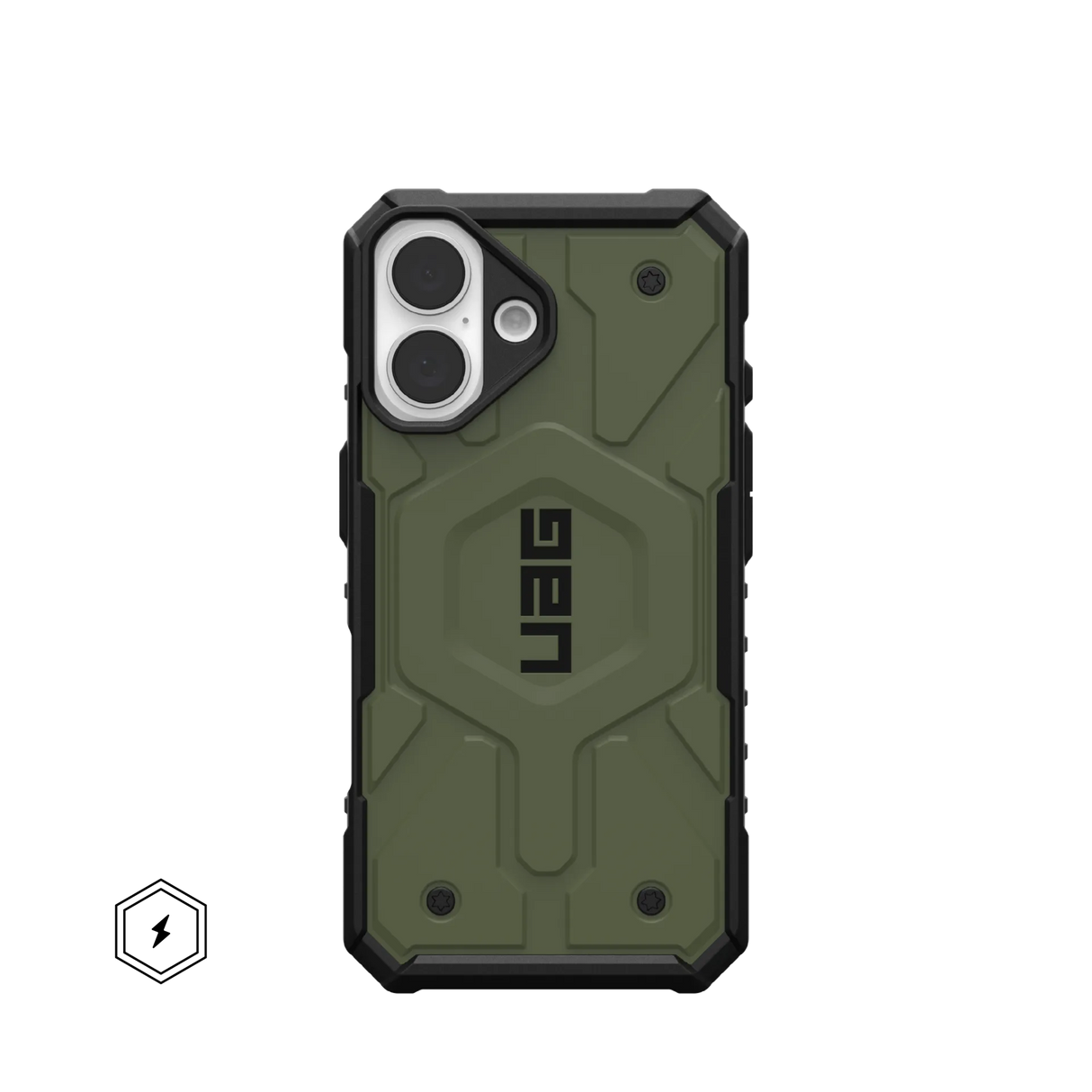 UAG รุ่น Pathfinder Magsafe - เคส iPhone 16 - สี Olive Drab