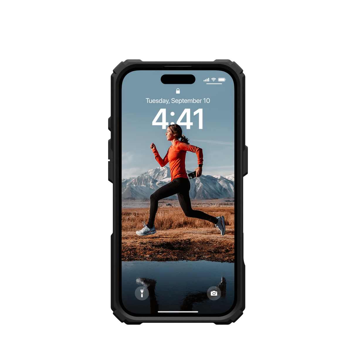 UAG รุ่น Plasma XTE Magsafe – เคส iPhone 16 – สี Black/Orange