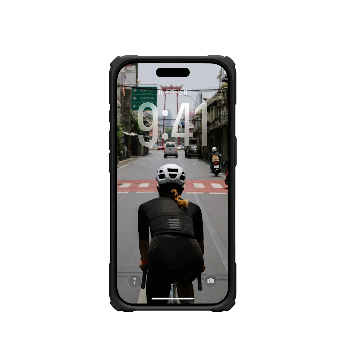 UAG รุ่น Plasma XTE (Magsafe) - เคส iPhone 17 - สี Black/Pop Orange