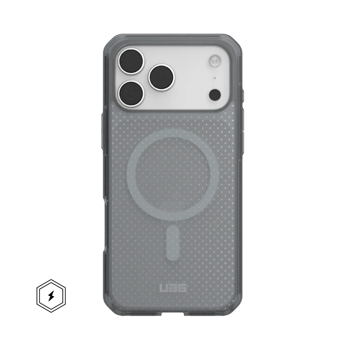 UAG รุ่น Dot (Magsafe) - เคส iPhone 17 Pro Max - สี Ash