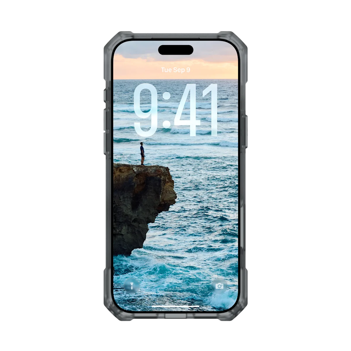 UAG รุ่น Essential Armor (MagSafe) – เคส iPhone 17 Pro Max – สี Ash