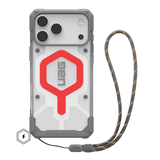 UAG รุ่น Pathfinder Clear (Magsafe) - เคส iPhone 17 Pro Max - สี Active Lava/Lanyard