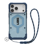 UAG รุ่น Pathfinder Clear (Magsafe) - เคส iPhone 17 Pro Max - สี Blues/Lanyard