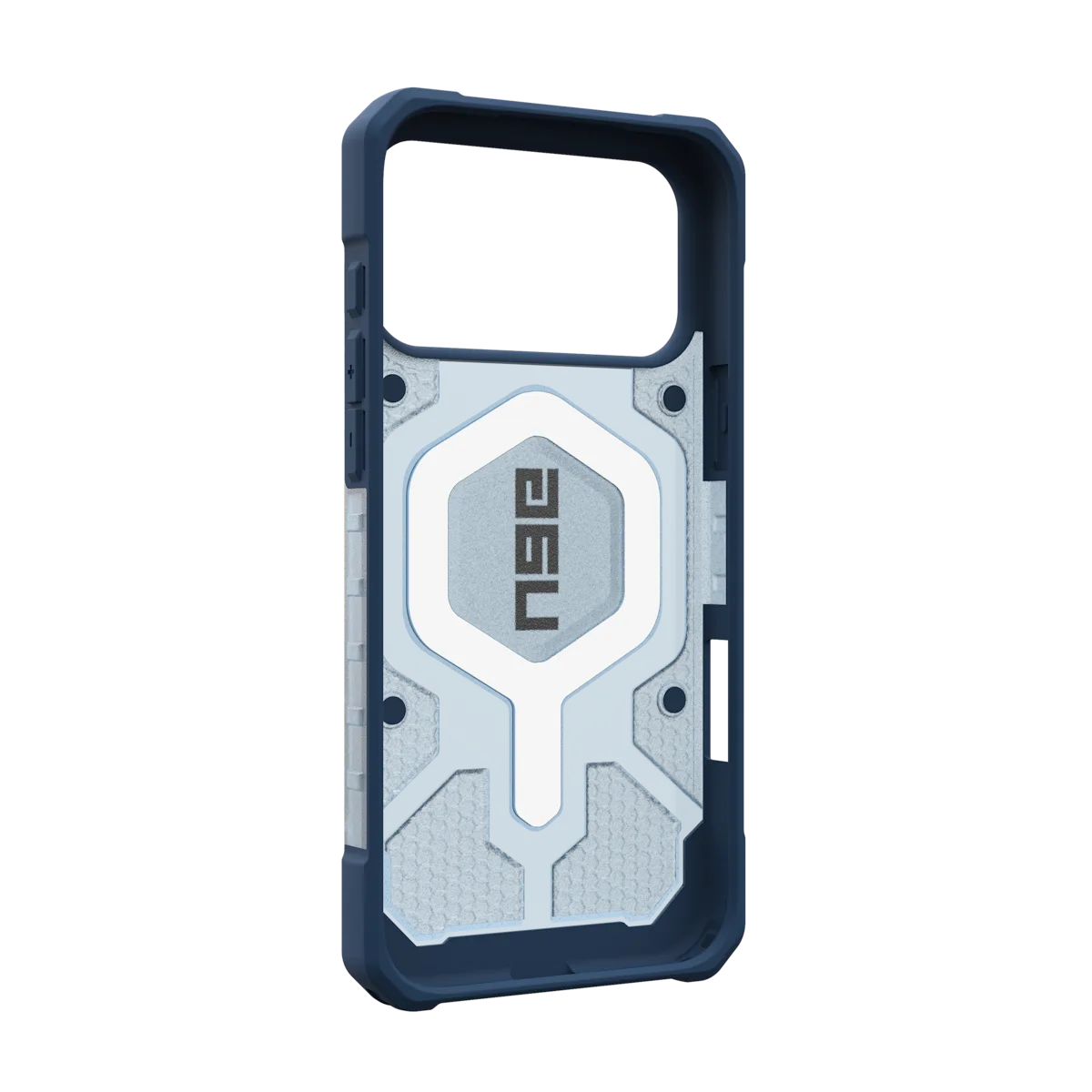 UAG รุ่น Pathfinder Clear (Magsafe) - เคส iPhone 17 Pro Max - สี Blues/Lanyard