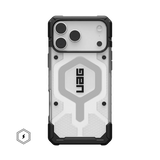 UAG รุ่น Pathfinder Clear (Magsafe) - เคส iPhone 17 Pro Max - สี Ice/Silver