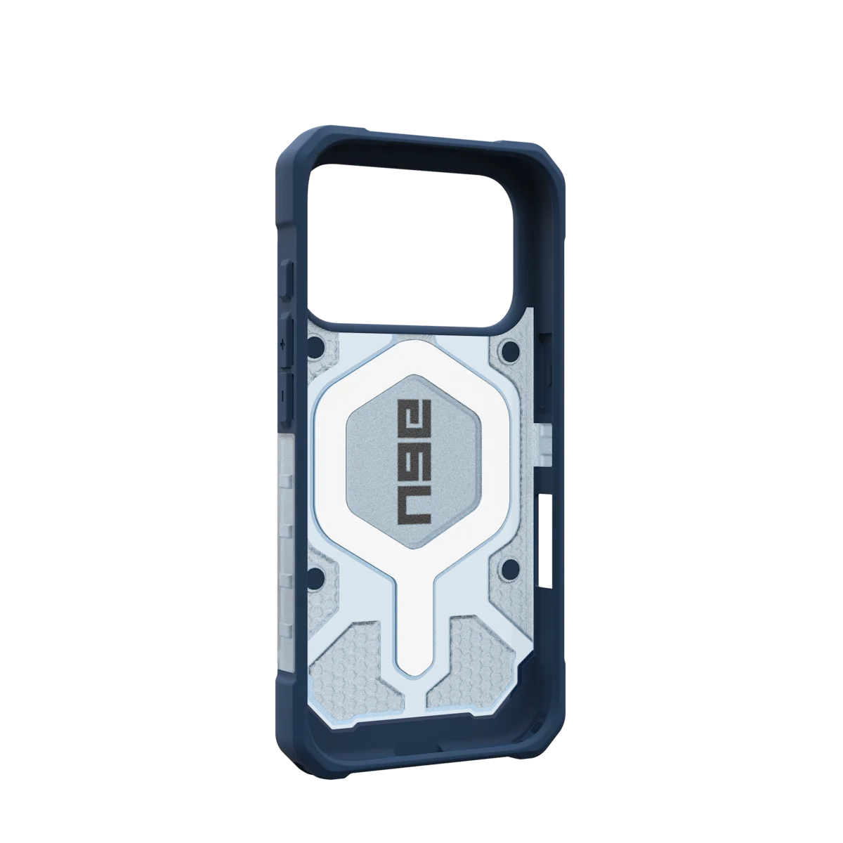 UAG รุ่น Pathfinder Clear (Magsafe) - เคส iPhone 17 Pro - สี Blues/Lanyard