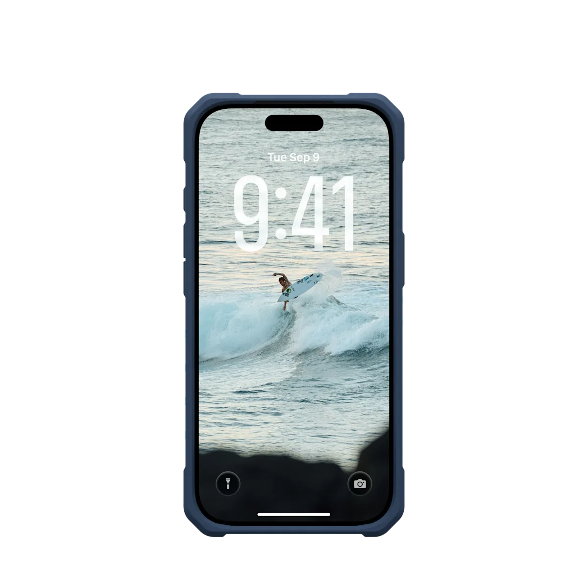 UAG รุ่น Pathfinder Clear (Magsafe) - เคส iPhone 17 Pro - สี Blues/Lanyard