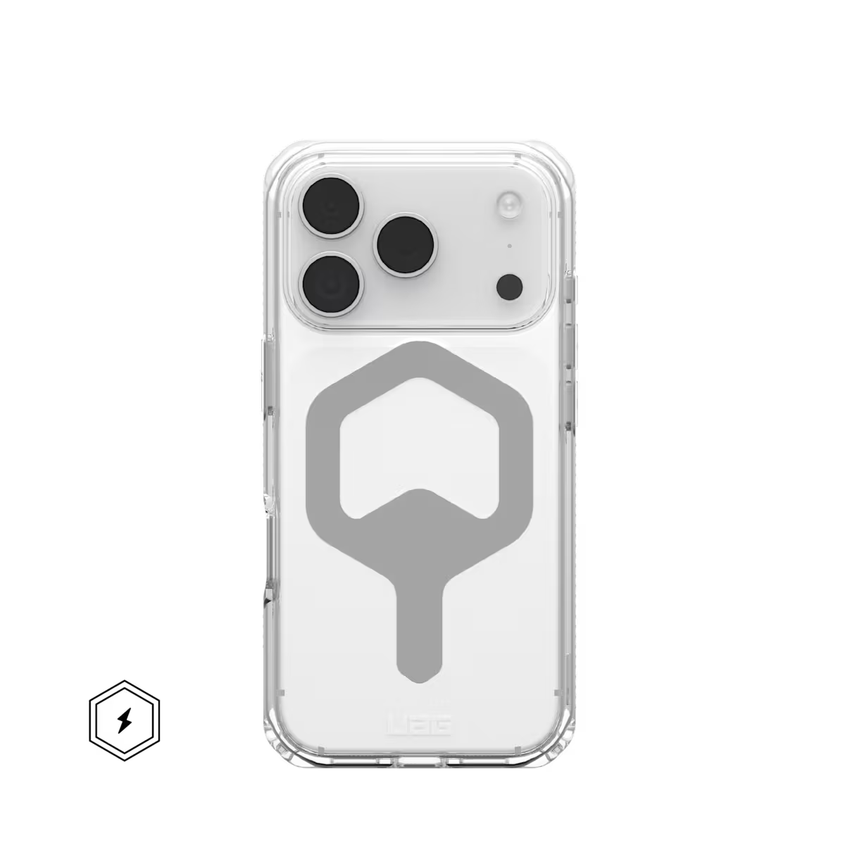 UAG รุ่น Plyo Pro - เคส iPhone 17 Pro - สี Ice/Silver