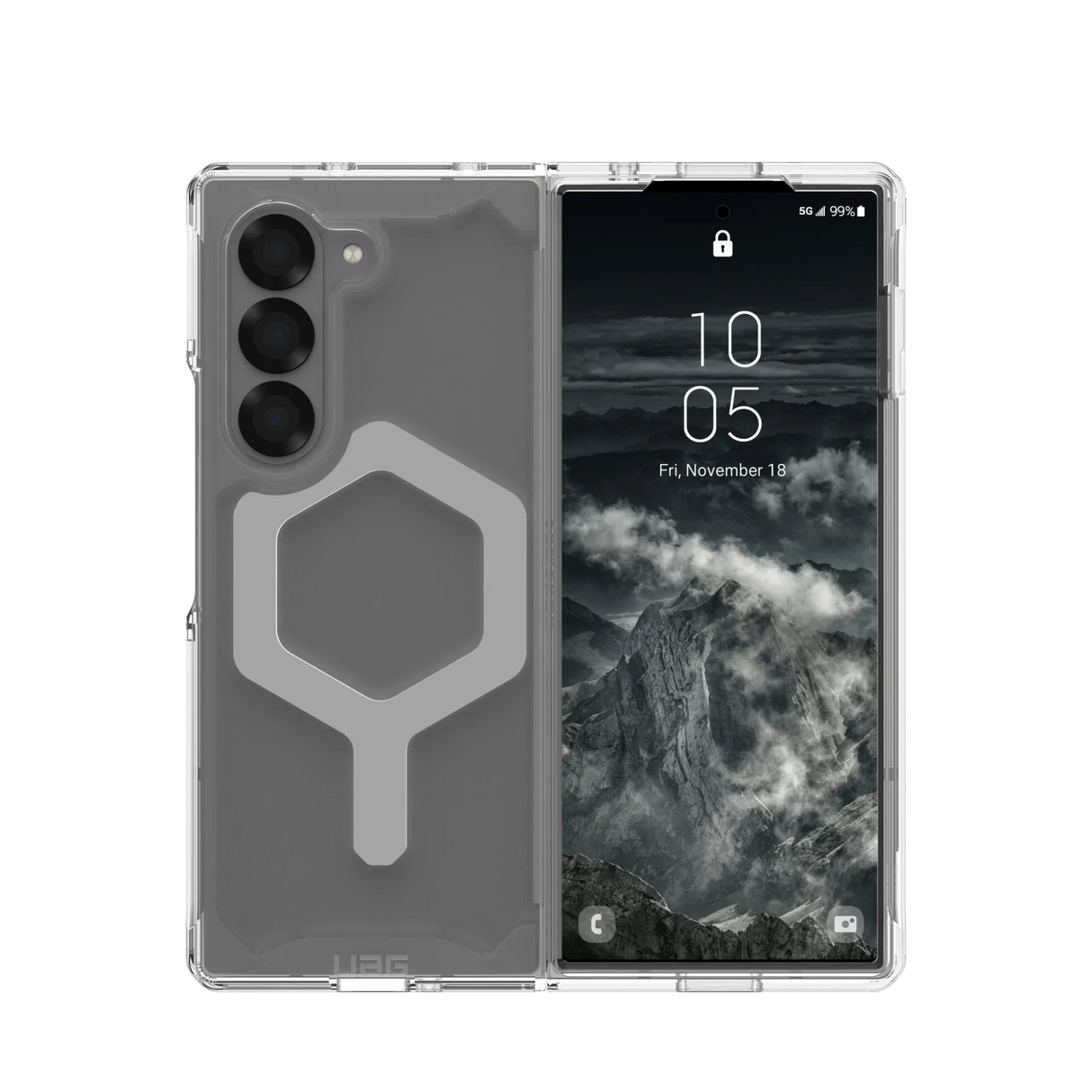เคส UAG รุ่น Plyo Pro - Galaxy Z Fold 6 - สี Ice/Silver